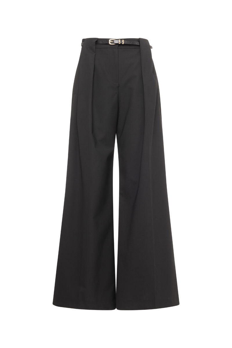 PLEATED TROUSERS