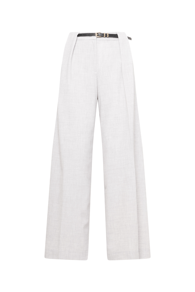 PLEATED TROUSERS