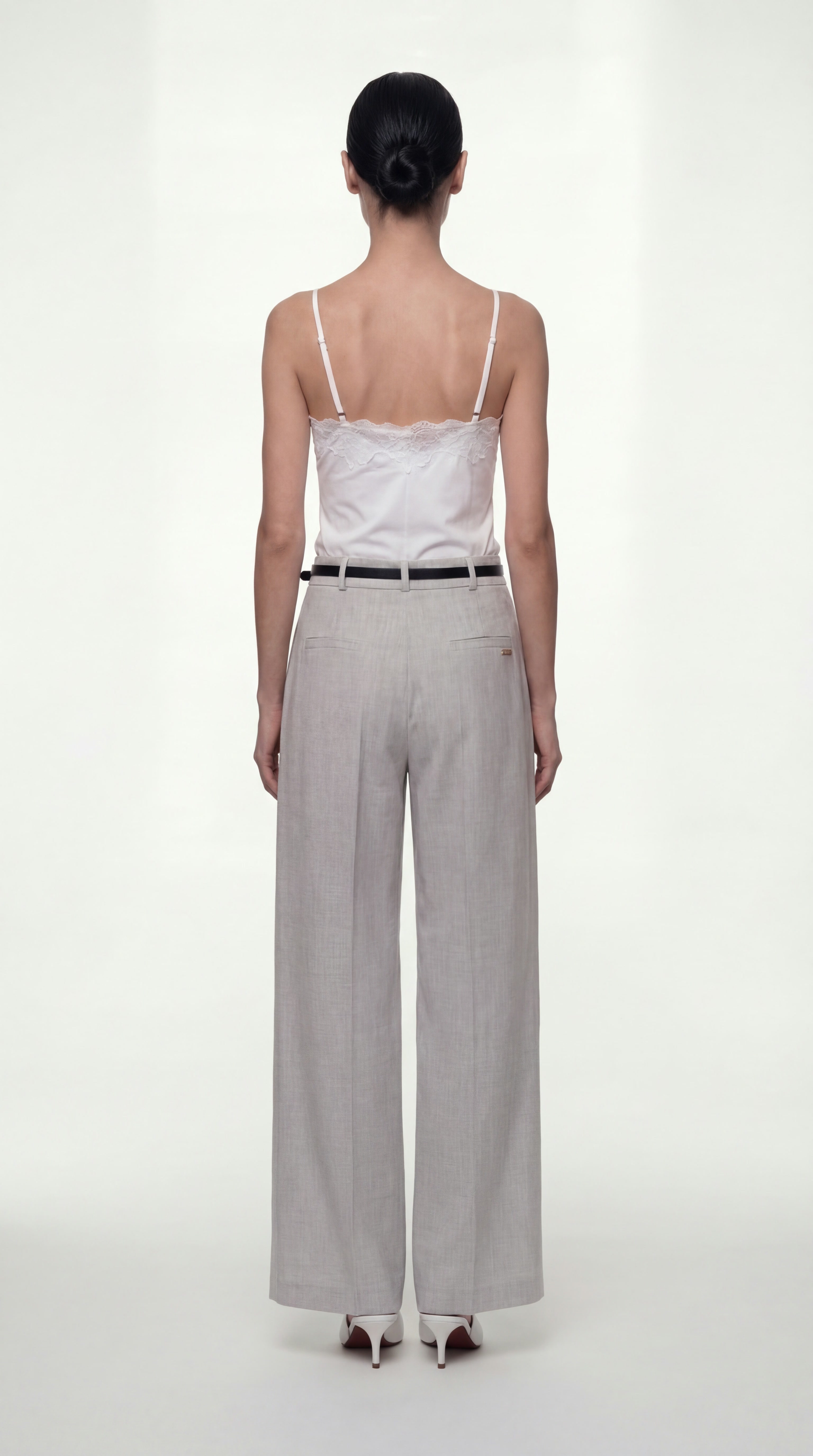 PLEATED TROUSERS