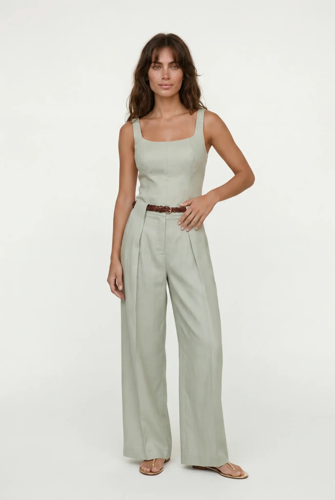 TROUSERS WITH BELT