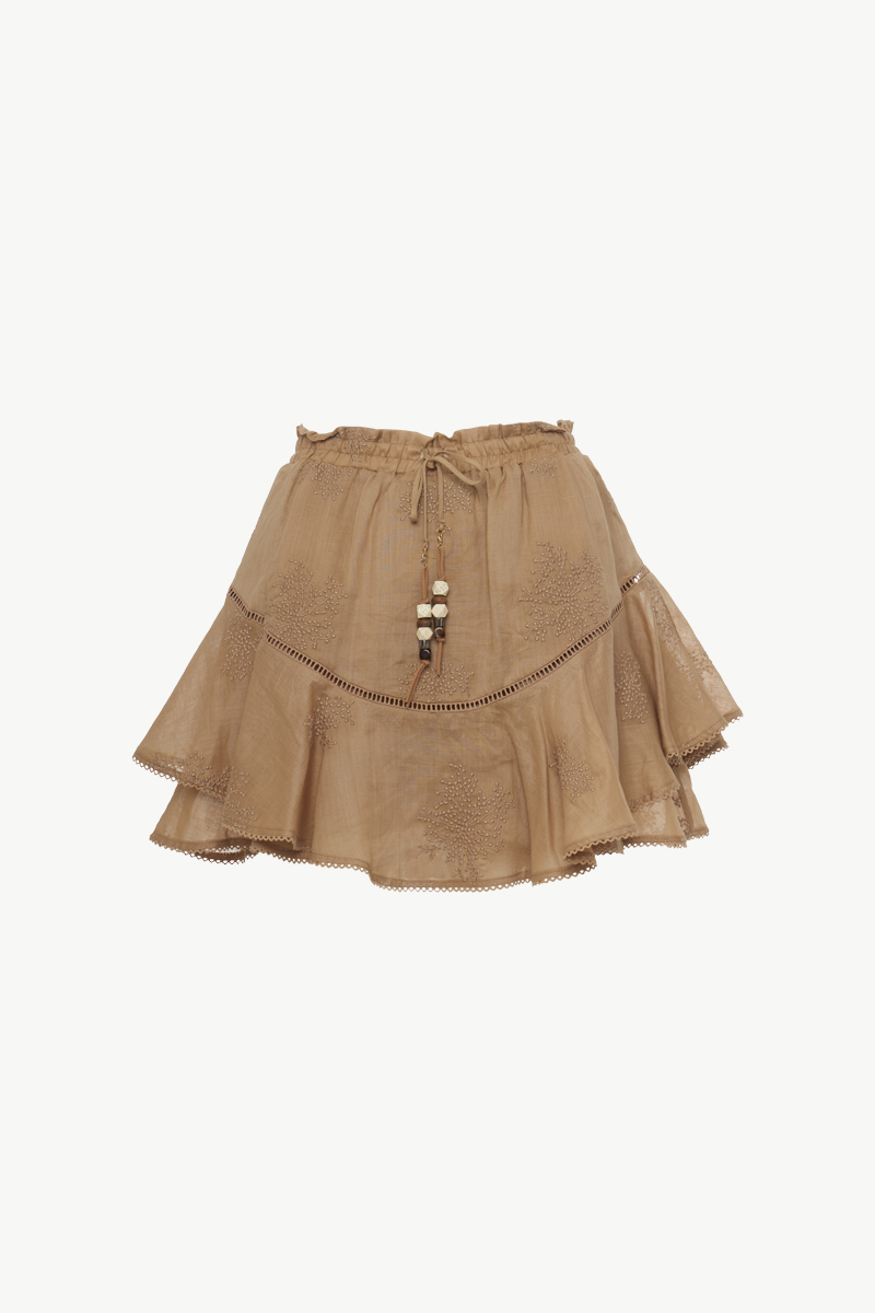 SKORT WITH RUFFLES