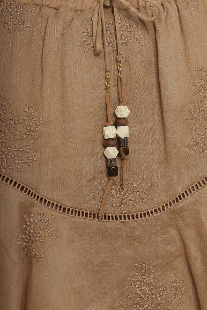 SKORT WITH RUFFLES