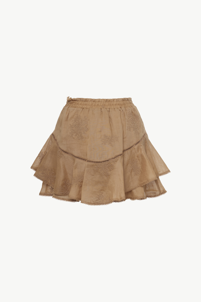 SKORT WITH RUFFLES