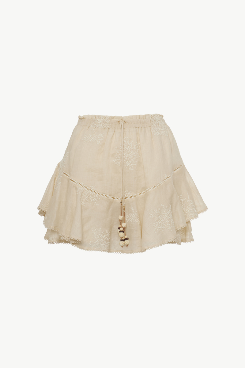 SKORT WITH RUFFLES