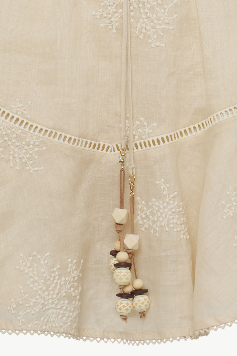 SKORT WITH RUFFLES