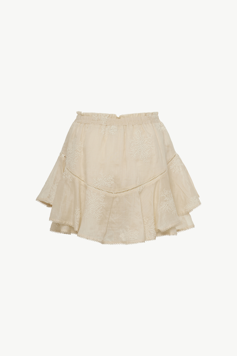 SKORT WITH RUFFLES