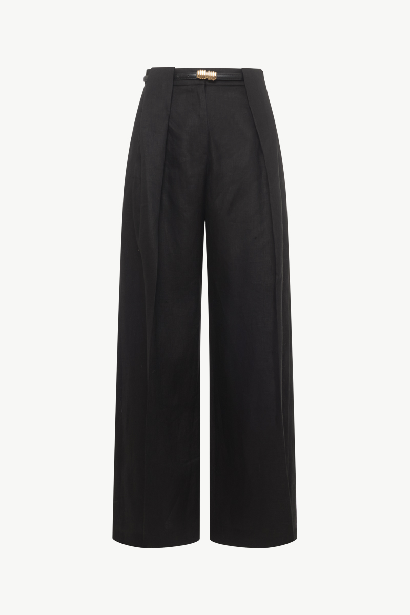 PLEATED TROUSERS