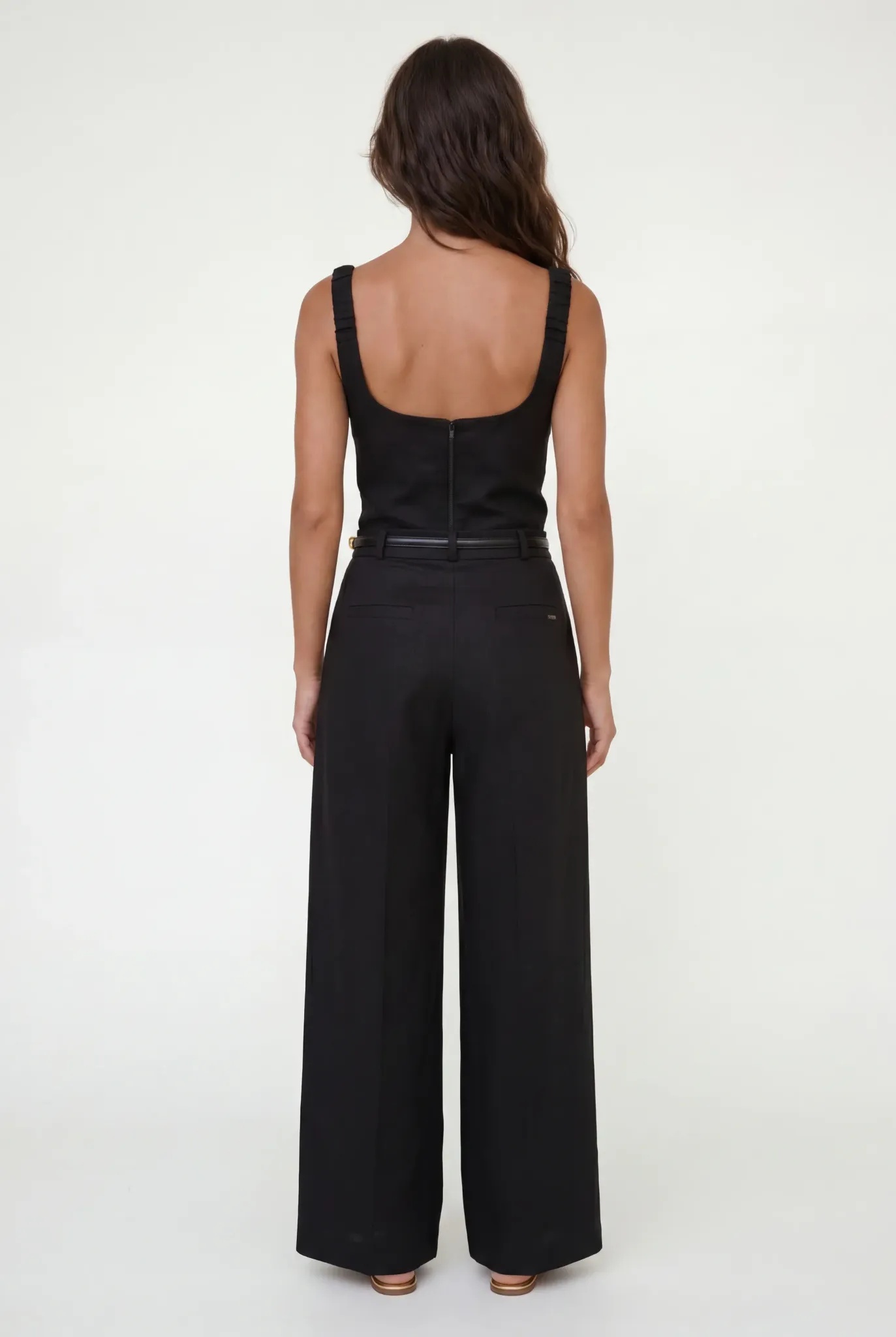 PLEATED TROUSERS