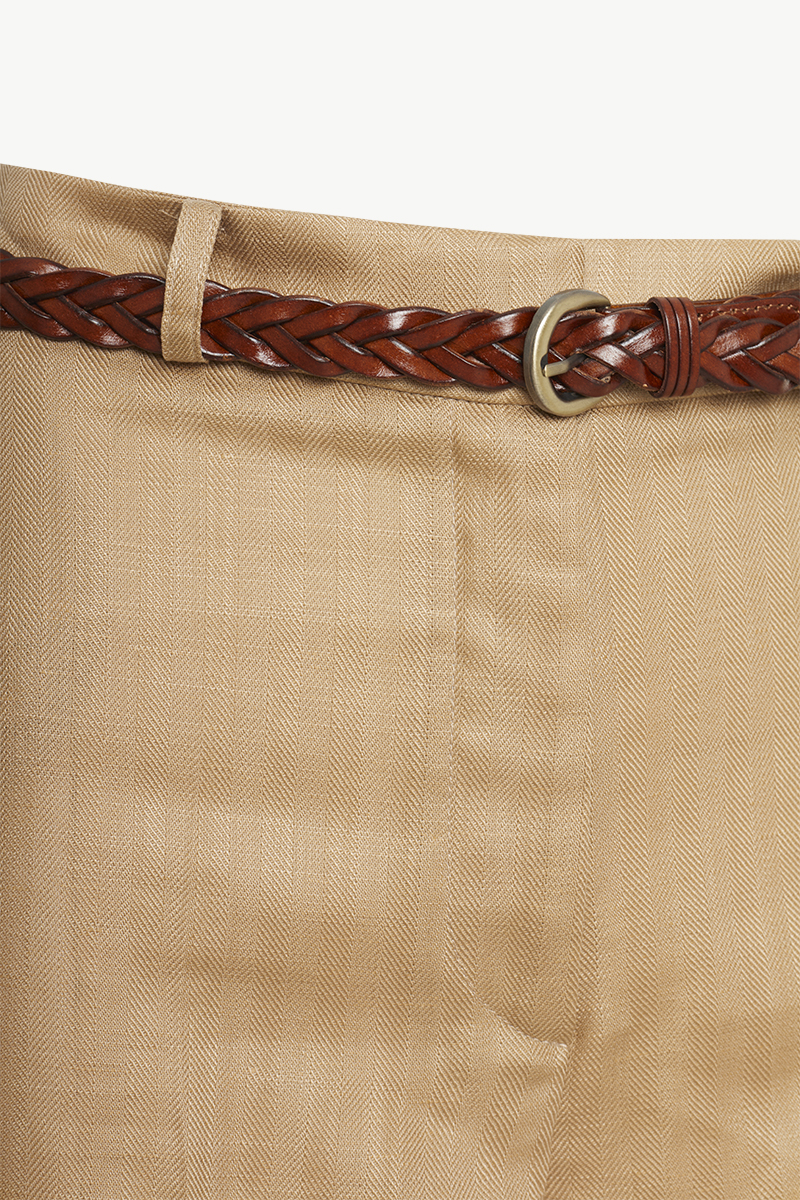STRAIGHT LEG TROUSERS