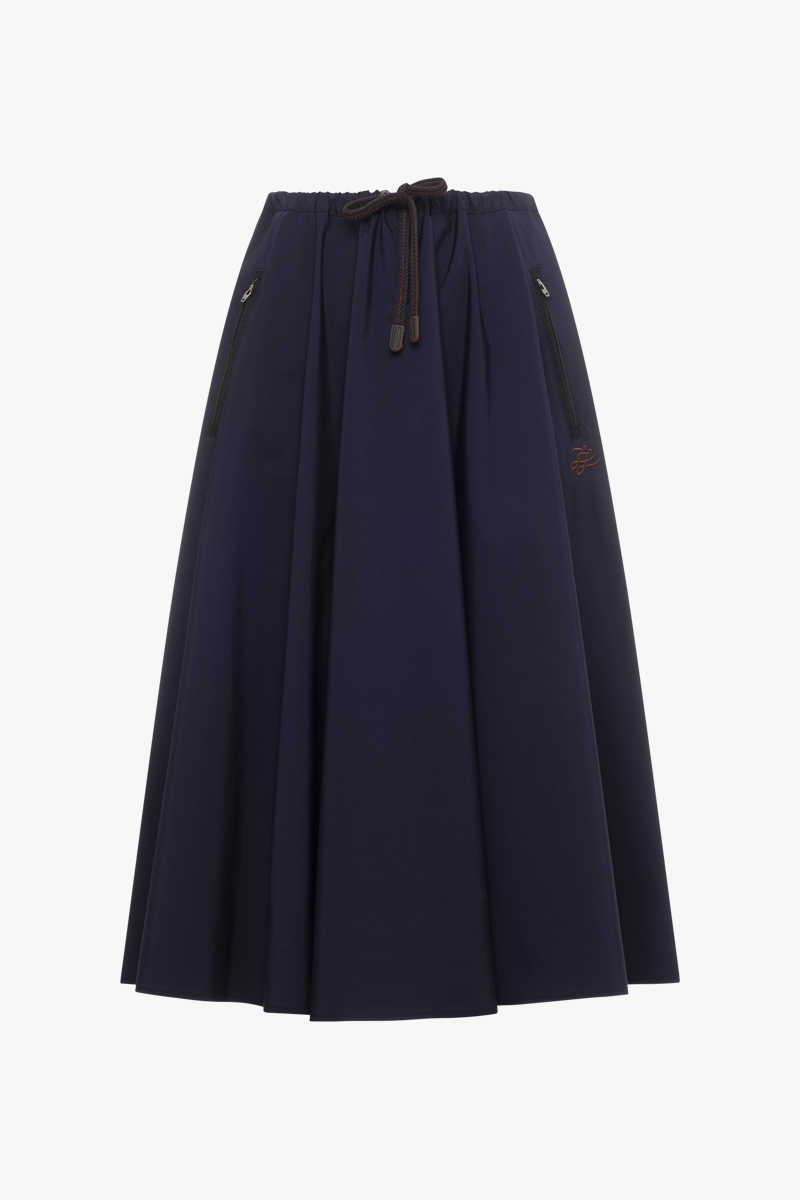 MIDI SKIRT WITH POCKETS