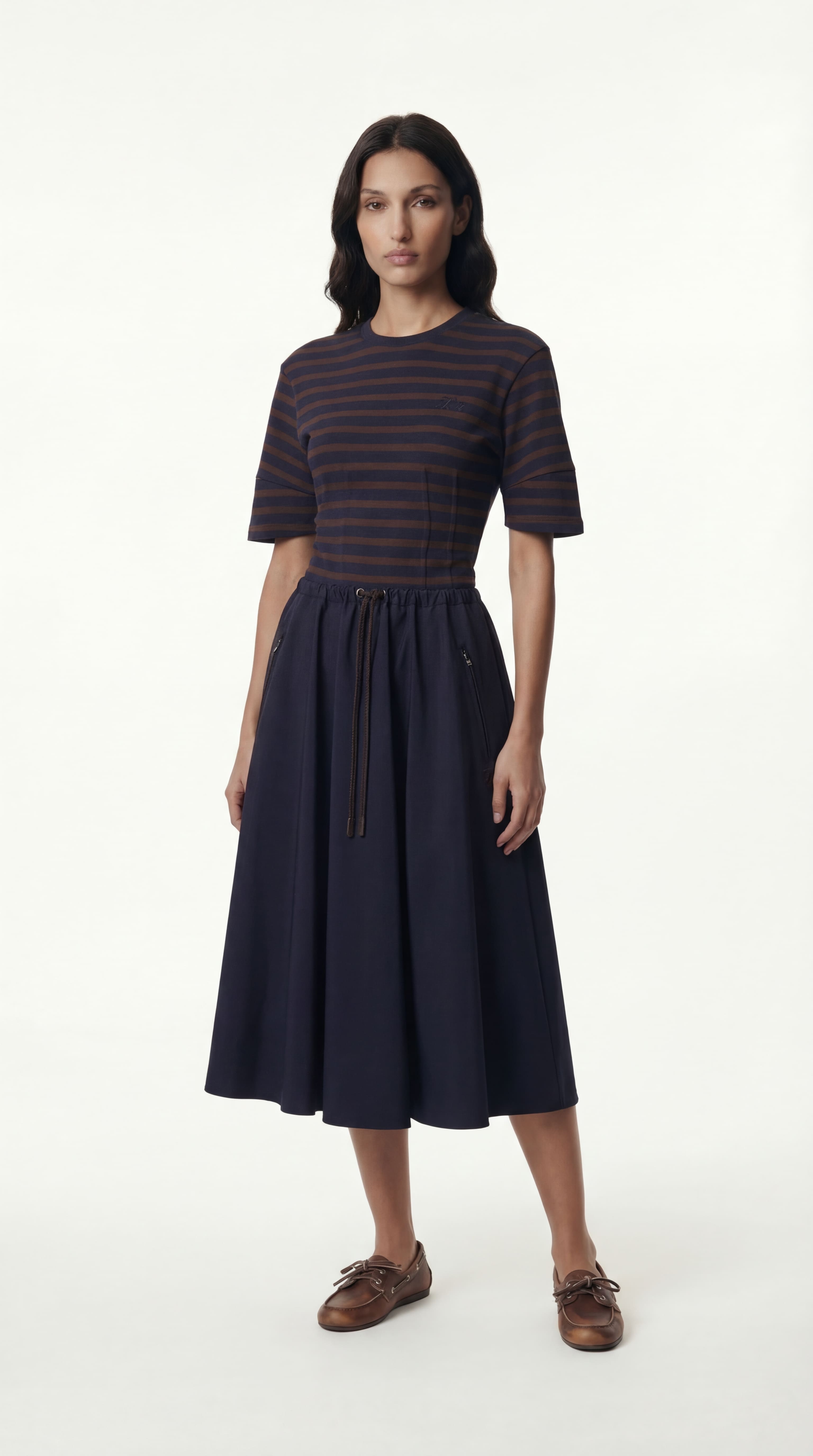 MIDI SKIRT WITH POCKETS
