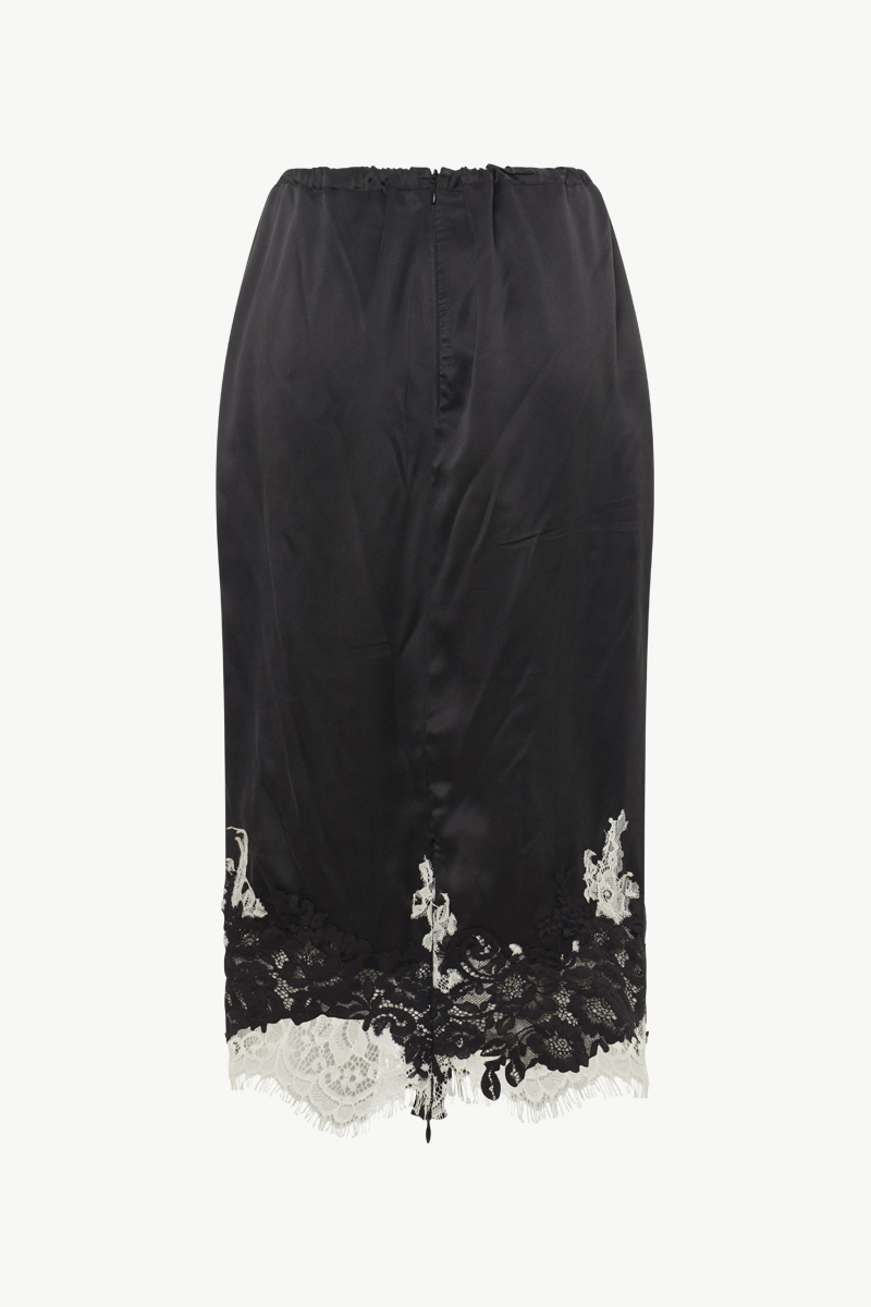 SILK MIDI SKIRT SILK MIDI SKIRT