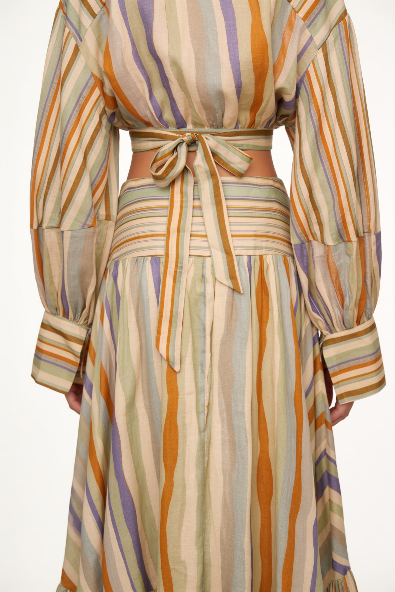 STRIPED MAXI SKIRT STRIPED MAXI SKIRT
