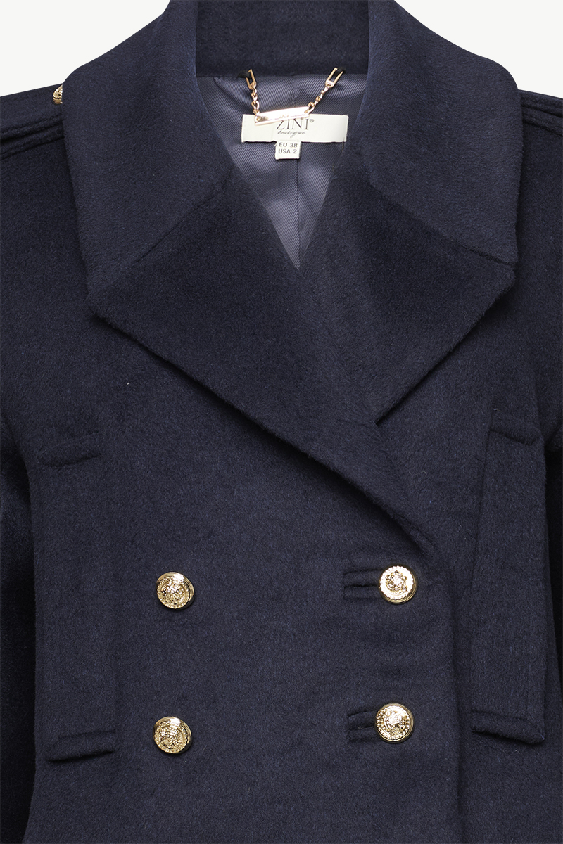 CROPPED JACKET WITH EPAULETTES CROPPED JACKET WITH EPAULETTES