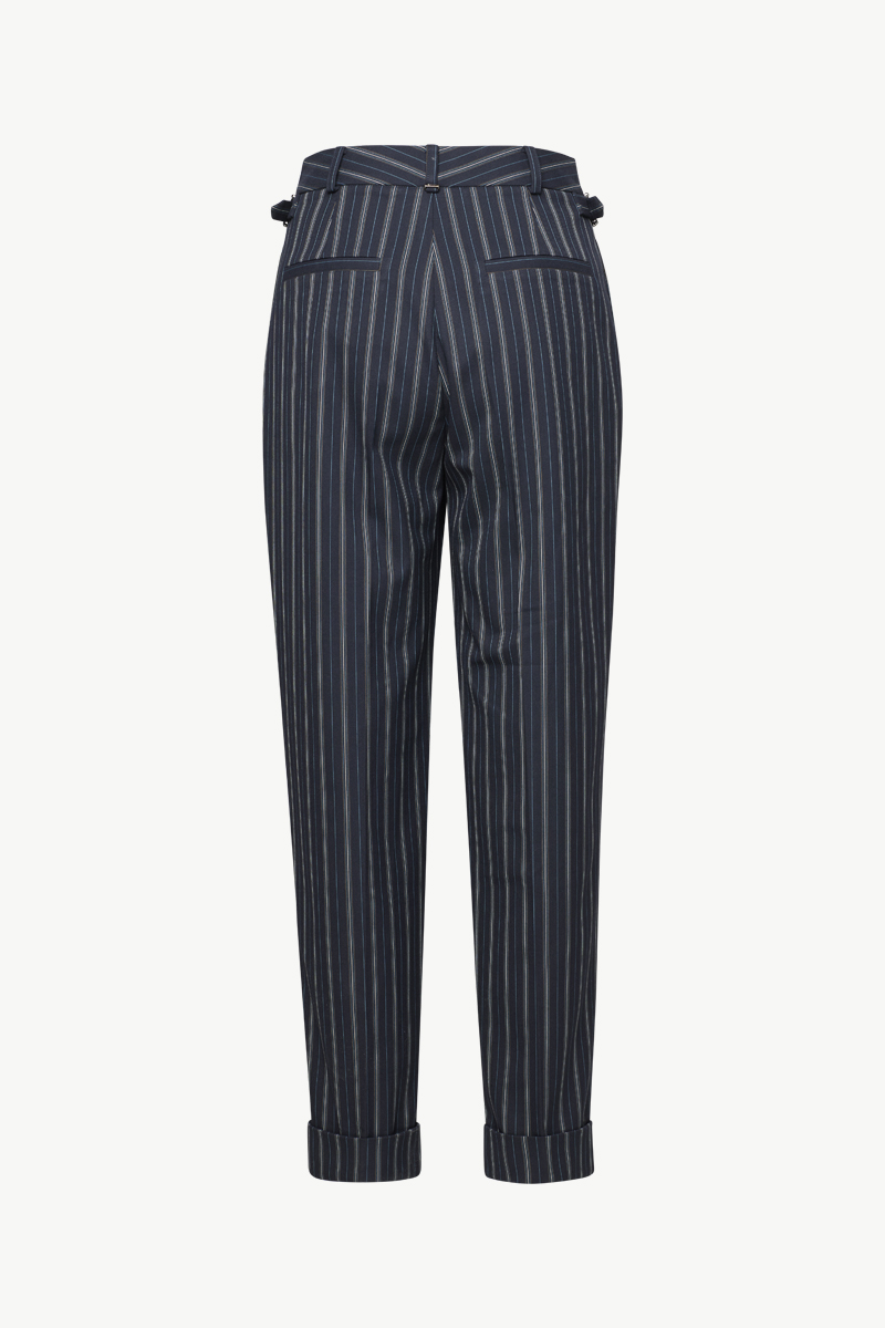 STRIPED PLEATED PANTS STRIPED PLEATED PANTS