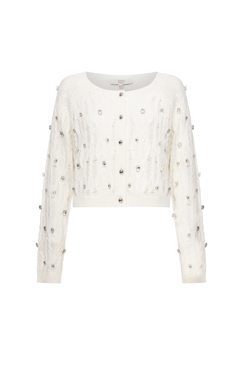 WOOD KNITTED CARDIGAN