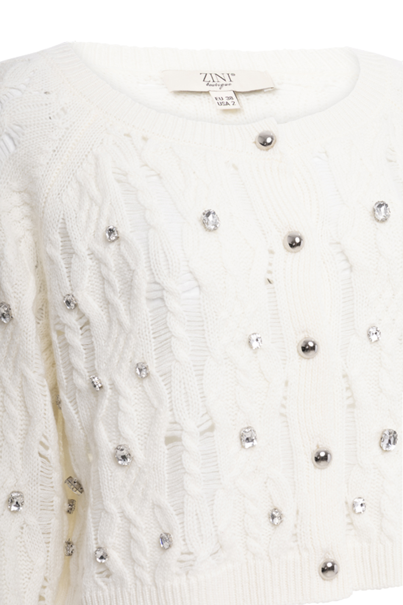 WOOD KNITTED CARDIGAN