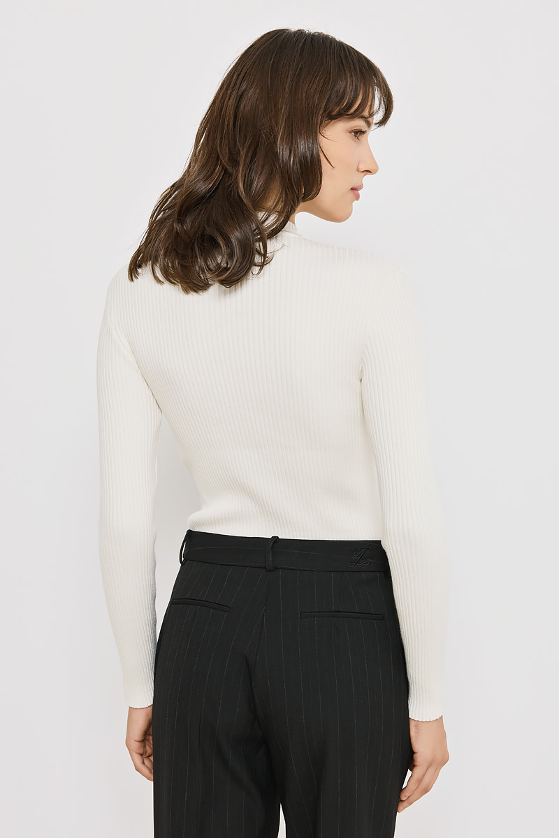 RIBBED TOP WITH FRONT POCKET
