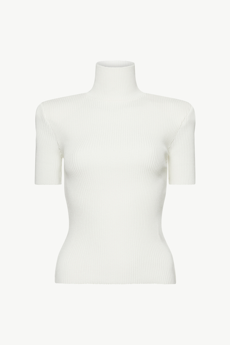RIBBED HIGH NECK TOP RIBBED HIGH NECK TOP