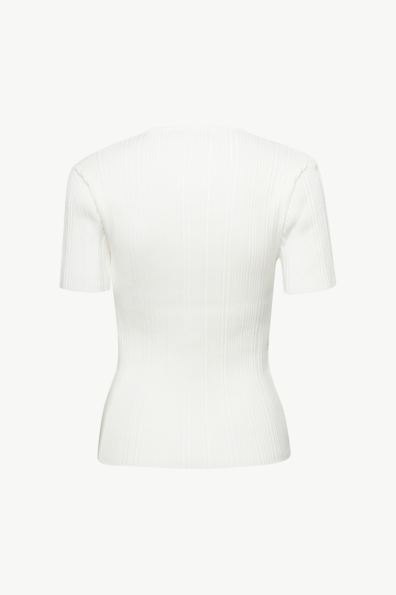 RIBBED TOP WITH LACE RIBBED TOP WITH LACE
