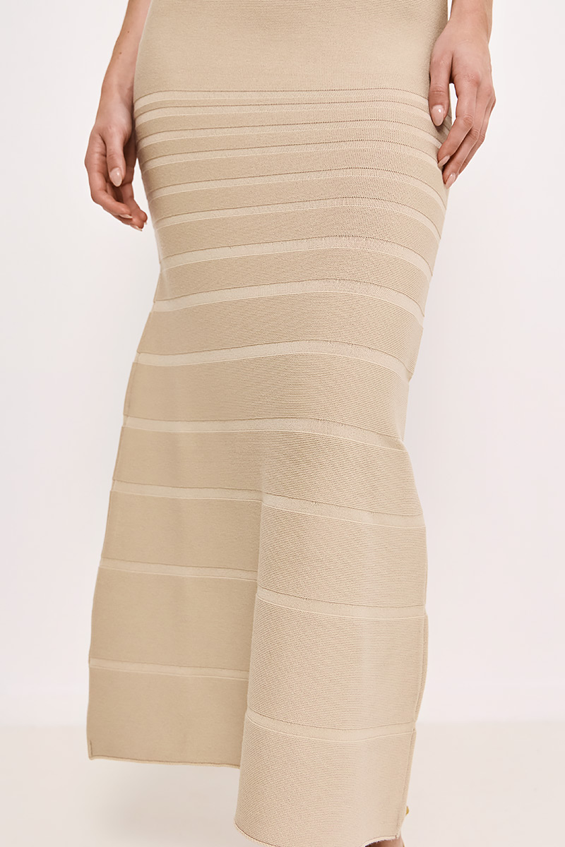 KNIT MIDI DRESS