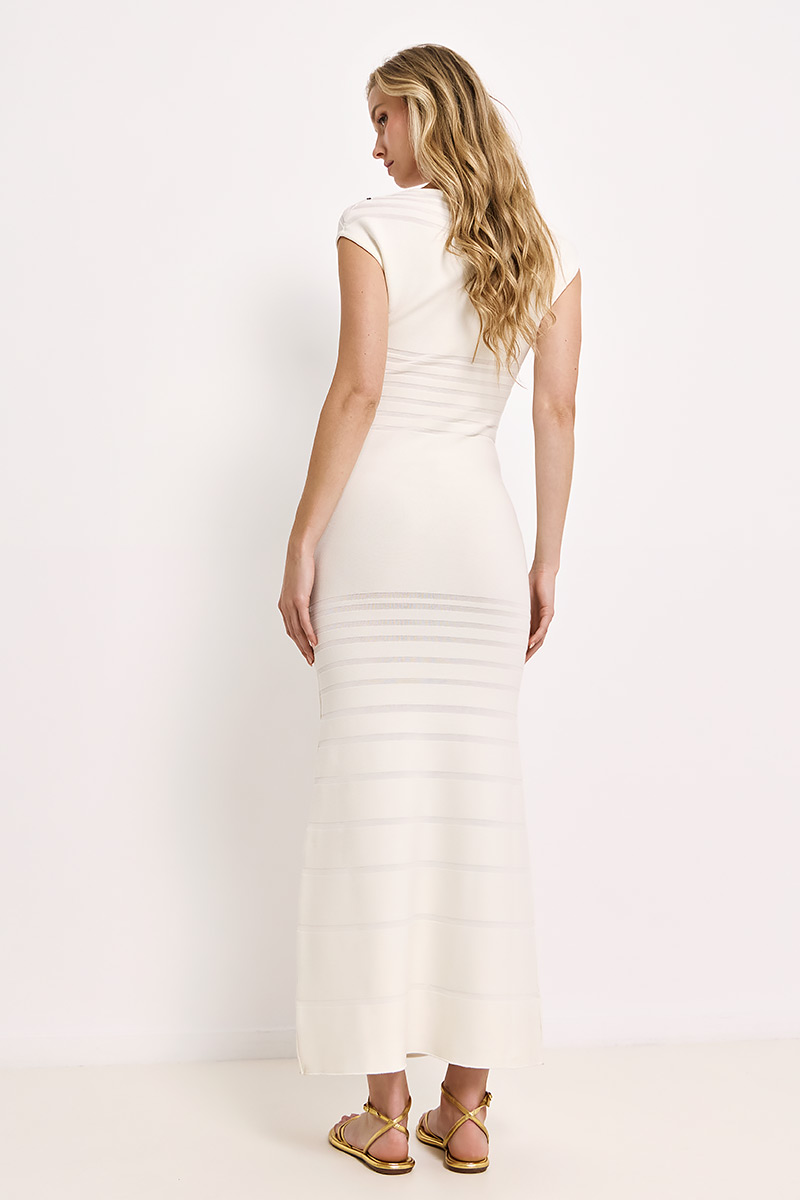 KNIT MIDI DRESS