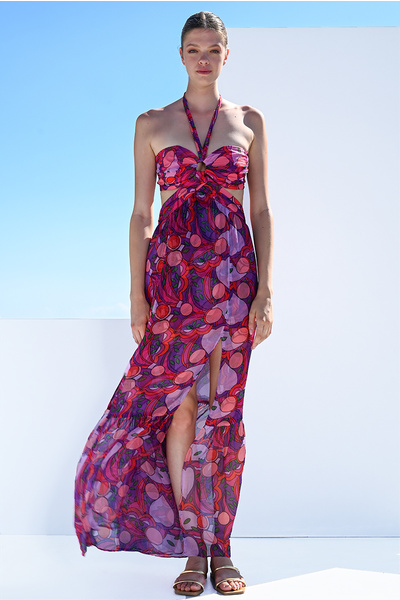 Maxi Silk Dress