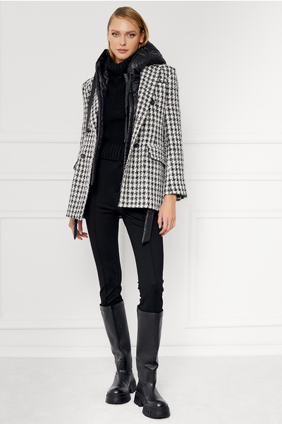 Tweed Blazer with Removable Gilet