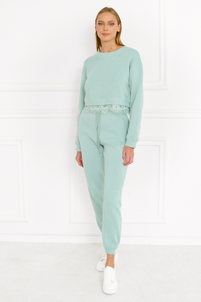 Crystal-Embellished Sweatshirt
