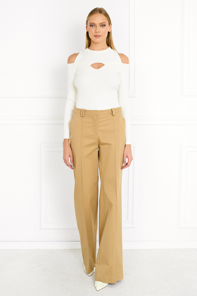 ASOS EDITION leather trouser in camel  ASOS