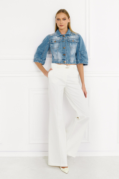 Cotton-blend Trousers