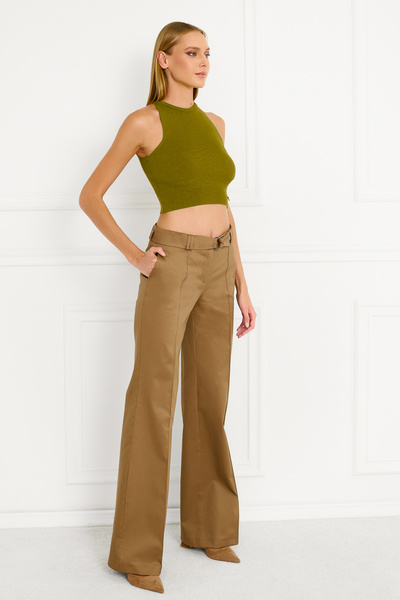 Cotton-blend Trousers