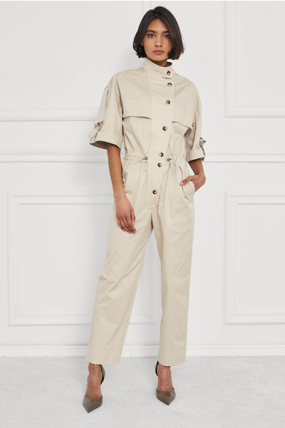Cotton-blend Jumpsuit