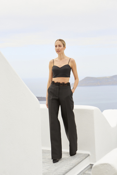 Lace-Detail Trousers