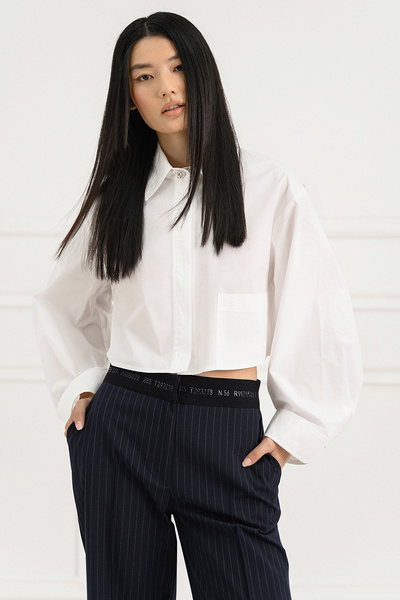 Poplin Cropped Shirt