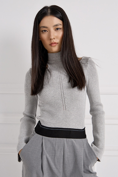 Shoulder Cut-Out Sweater