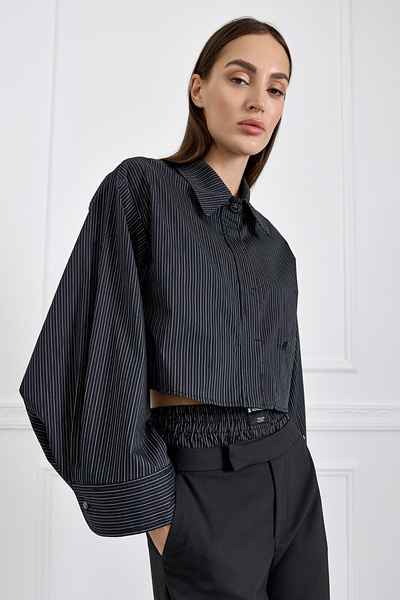 Poplin Cropped Shirt