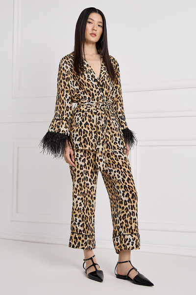Silk Leopard-print Pyjama Pants