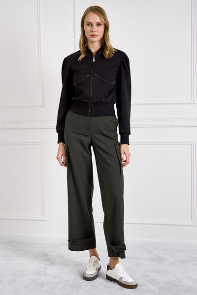 Wool-blend Cargo Trousers