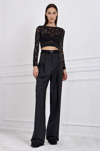 Wide-leg Trousers