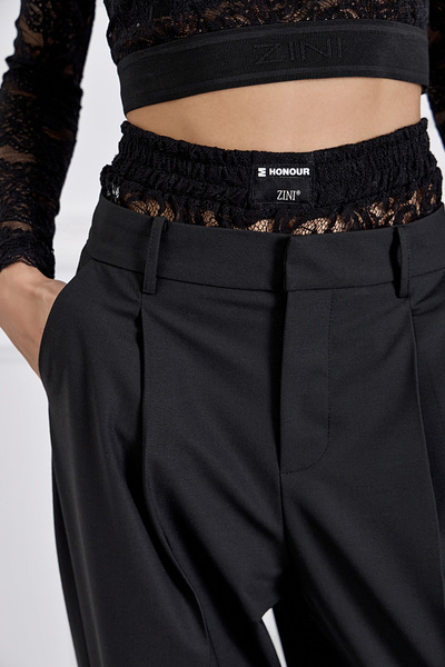 High-waisted Lace Briefs