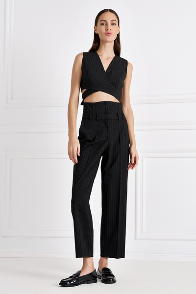 High-waisted Trousers