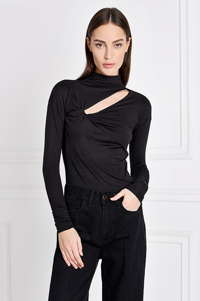 Cut-Out Detailing Blouse