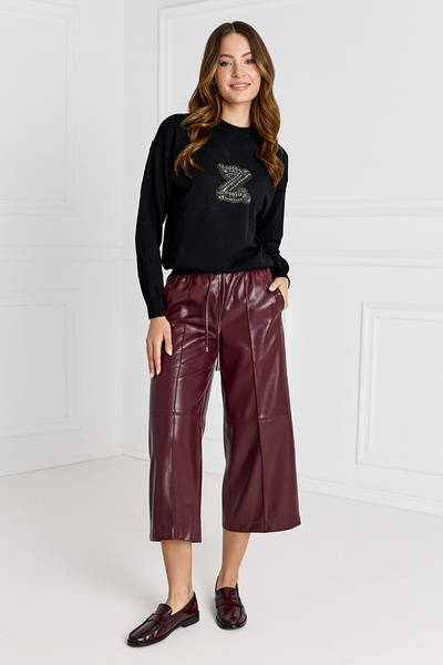 Faux Leather Trousers