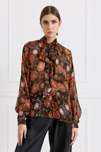 Printed Silk Shirt