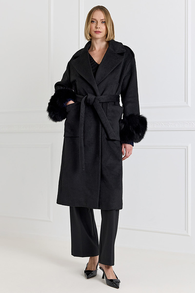 Wool-blend Coat