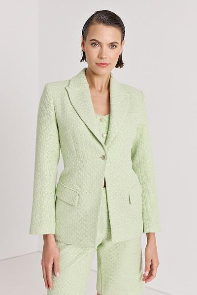 SLIM FIT TWEED BLAZER