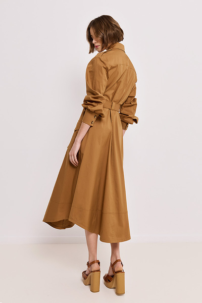 MIDI DRESS WITH BELT