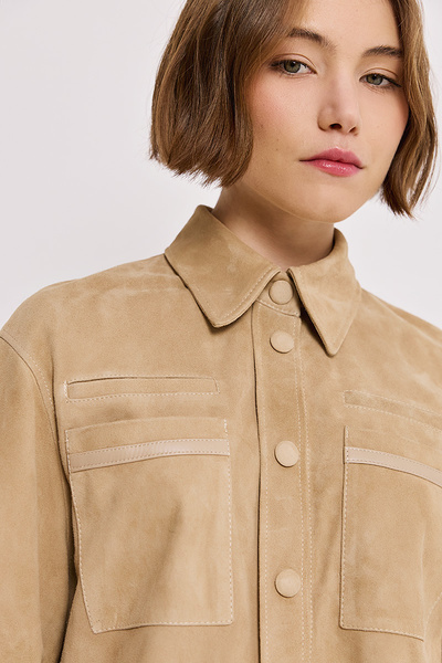 SUEDE SHIRT