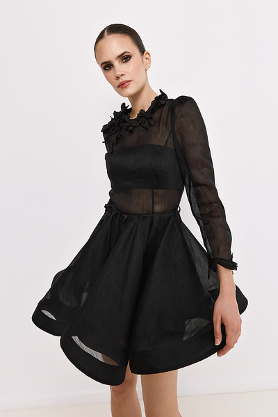 MINI DRESS WITH EMBROIDERY